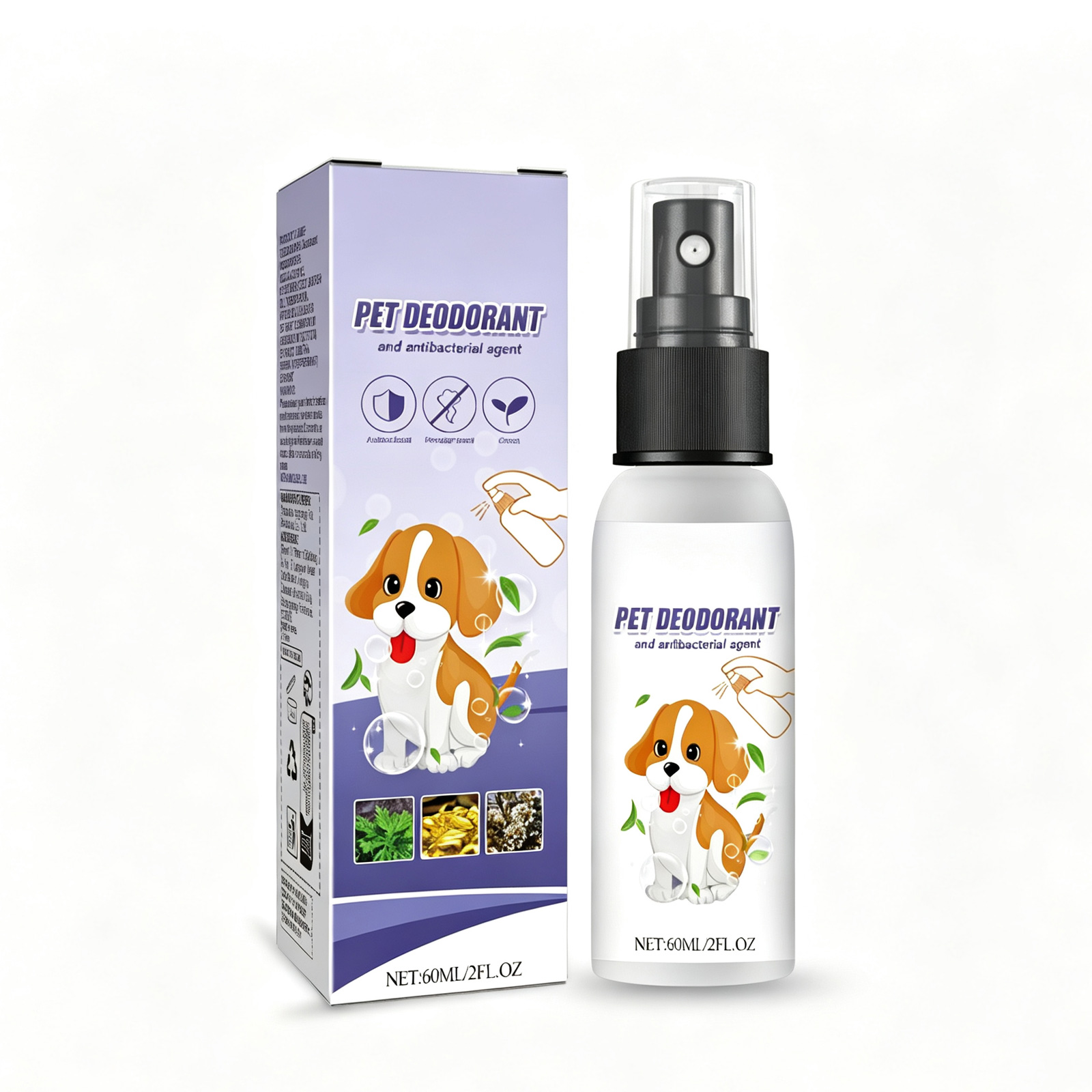 Vaporisateur désodorisant naturel 60 ml, portulaca et aloe