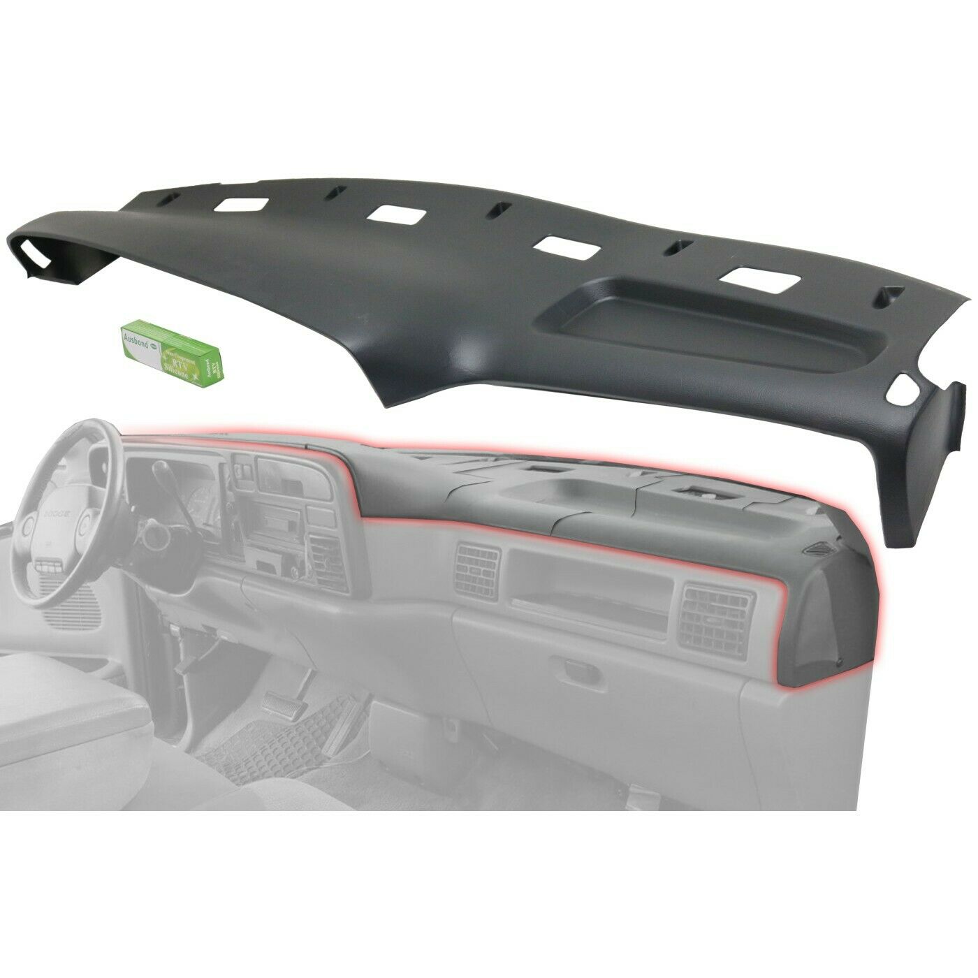 Couvre tableau bord Dodge Ram 1500 2500 3500 1994-97 noir