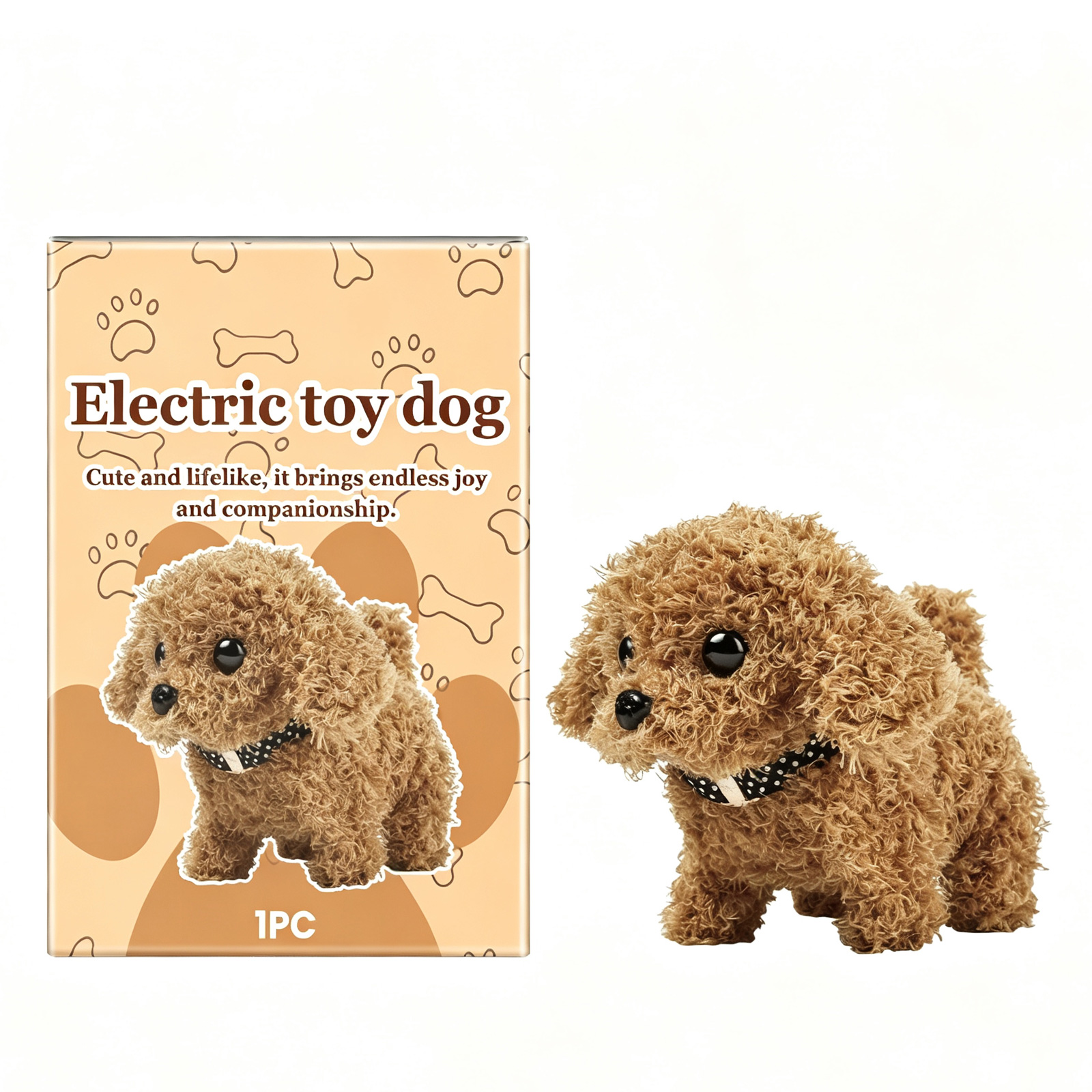 Jouet chien peluche électrique interactif réaliste pour enfants