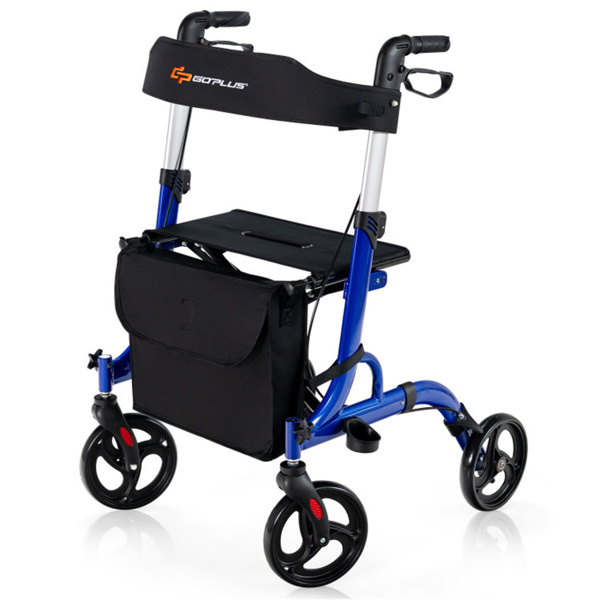 Marchette 2-en-1 roulante fauteuil roulant 330 lb roues 8po