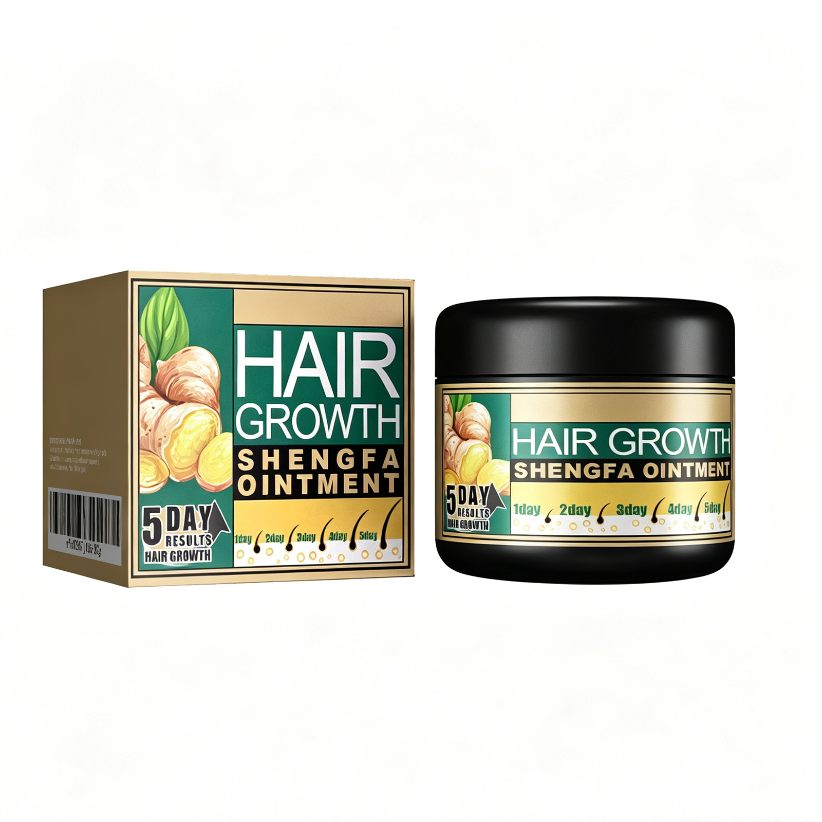Pommade croissance cheveux gingembre soin cuir chevelu