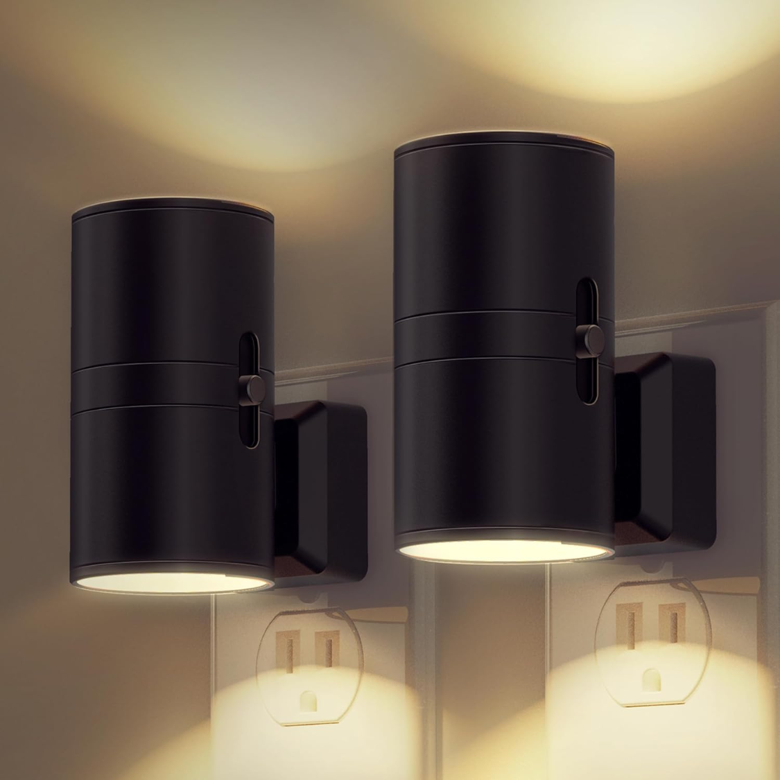 Lampe LED de nuit moderne à brancher