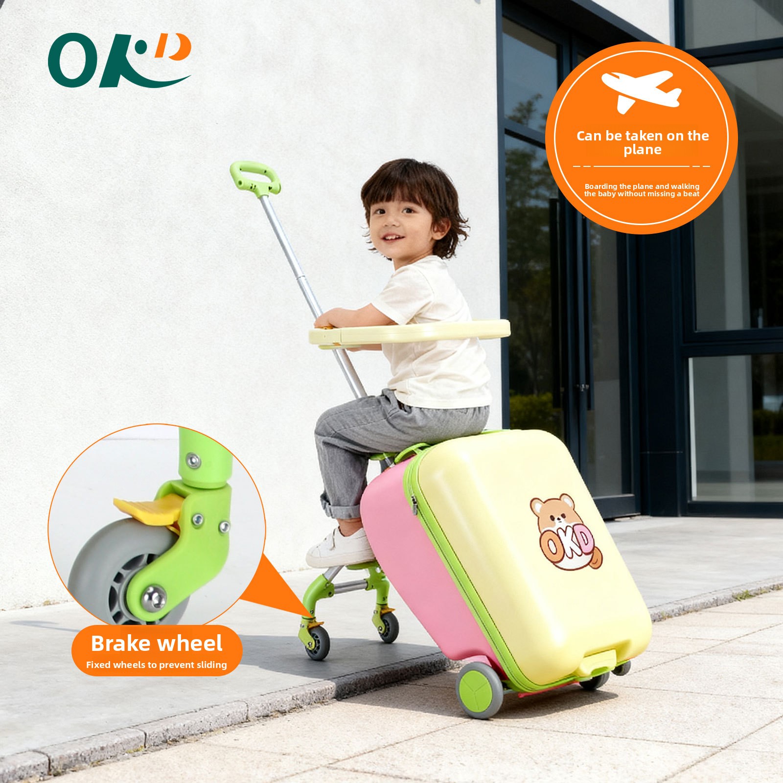 Valise enfant 20 po port USB