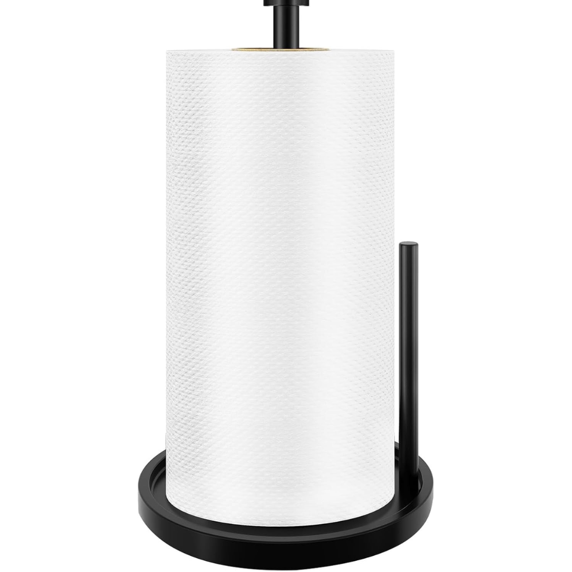 Porte-essuie-tout comptoir acier inoxydable base antidérapante