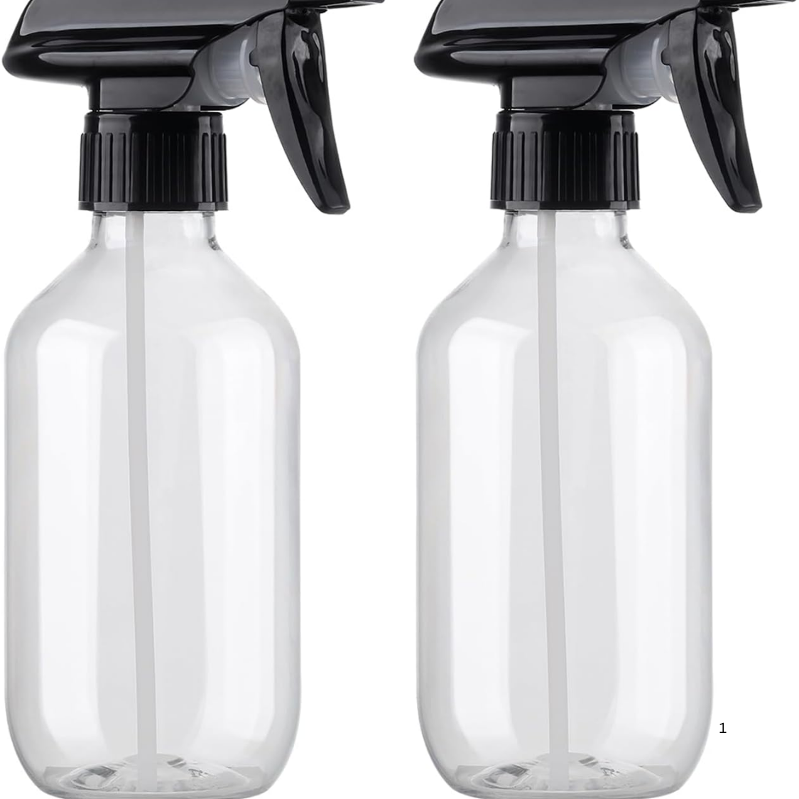 2Pcs bouteille spray 300ml sans BPA ajustable