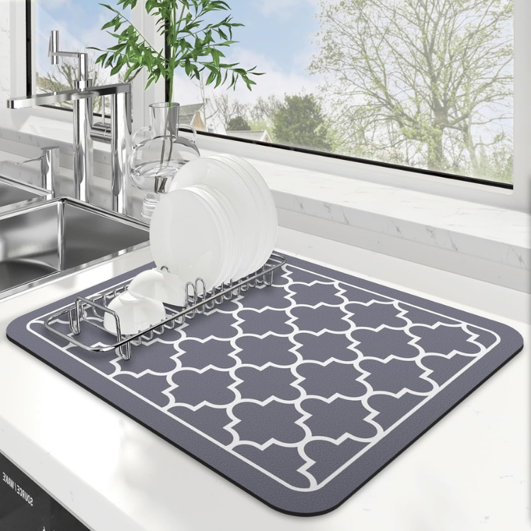 Tapis séchage vaisselle super absorbant grande cuisine