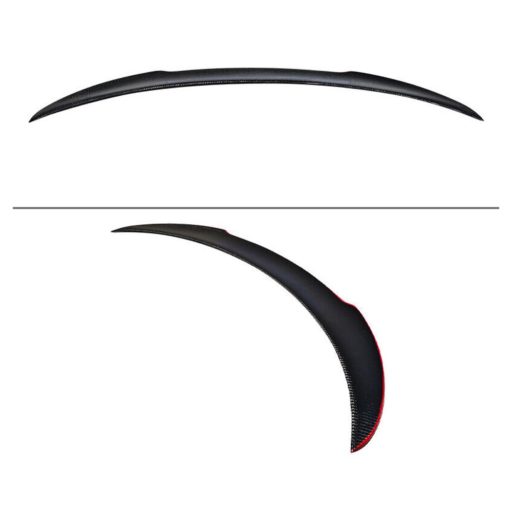 Aileron coffre Mercedes CLA-Class C117 FD fibre carbone rouge