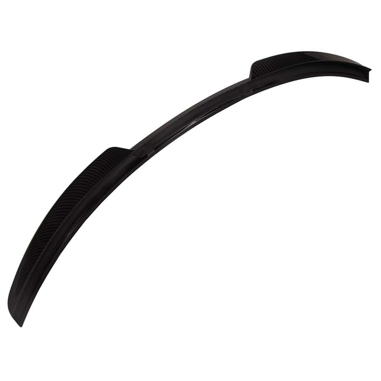 Aileron coffre arrière berline aspect fibre carbone