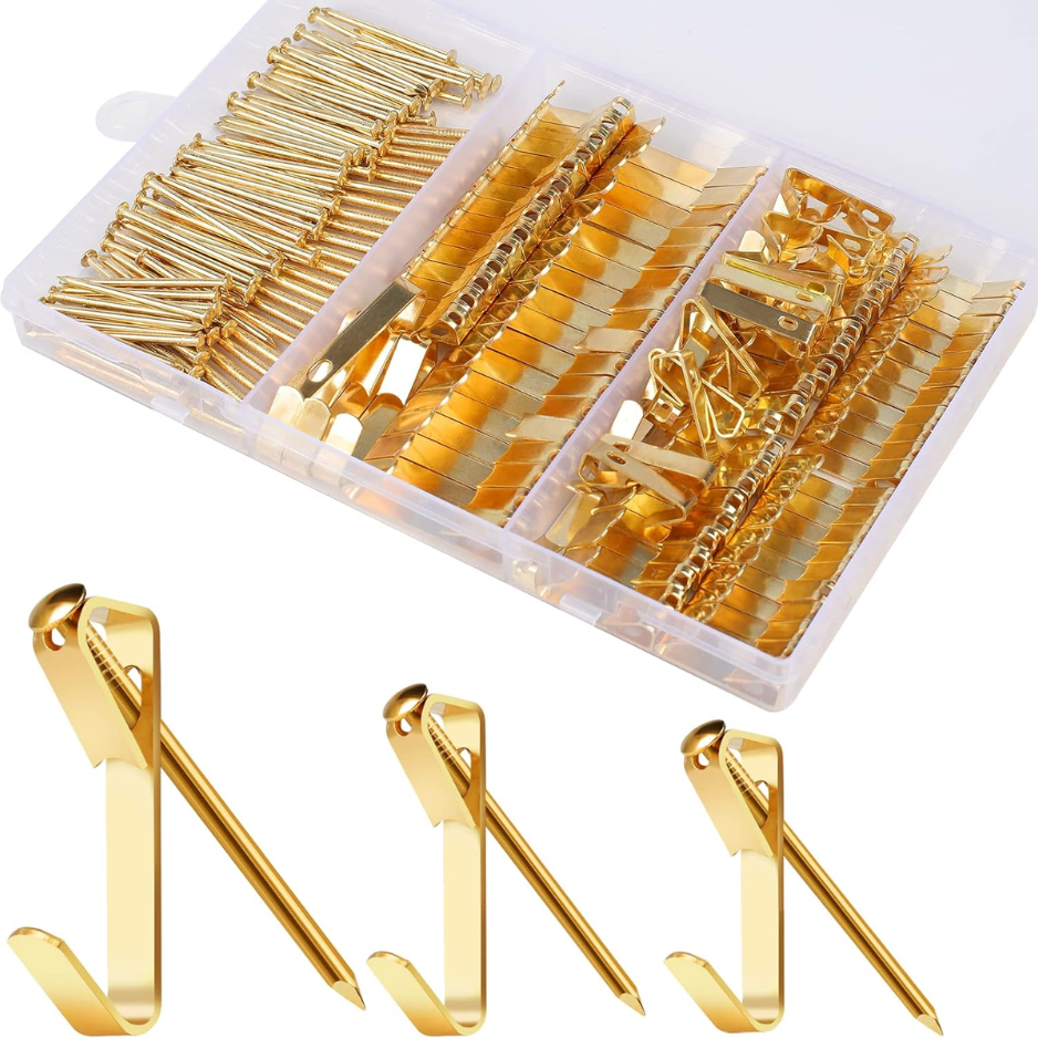 Kit suspension tableaux 184pcs crochet métal