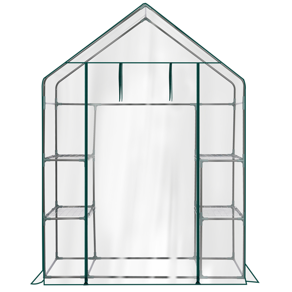 Serre marche 4 tablettes PVC, 56x29x77 po