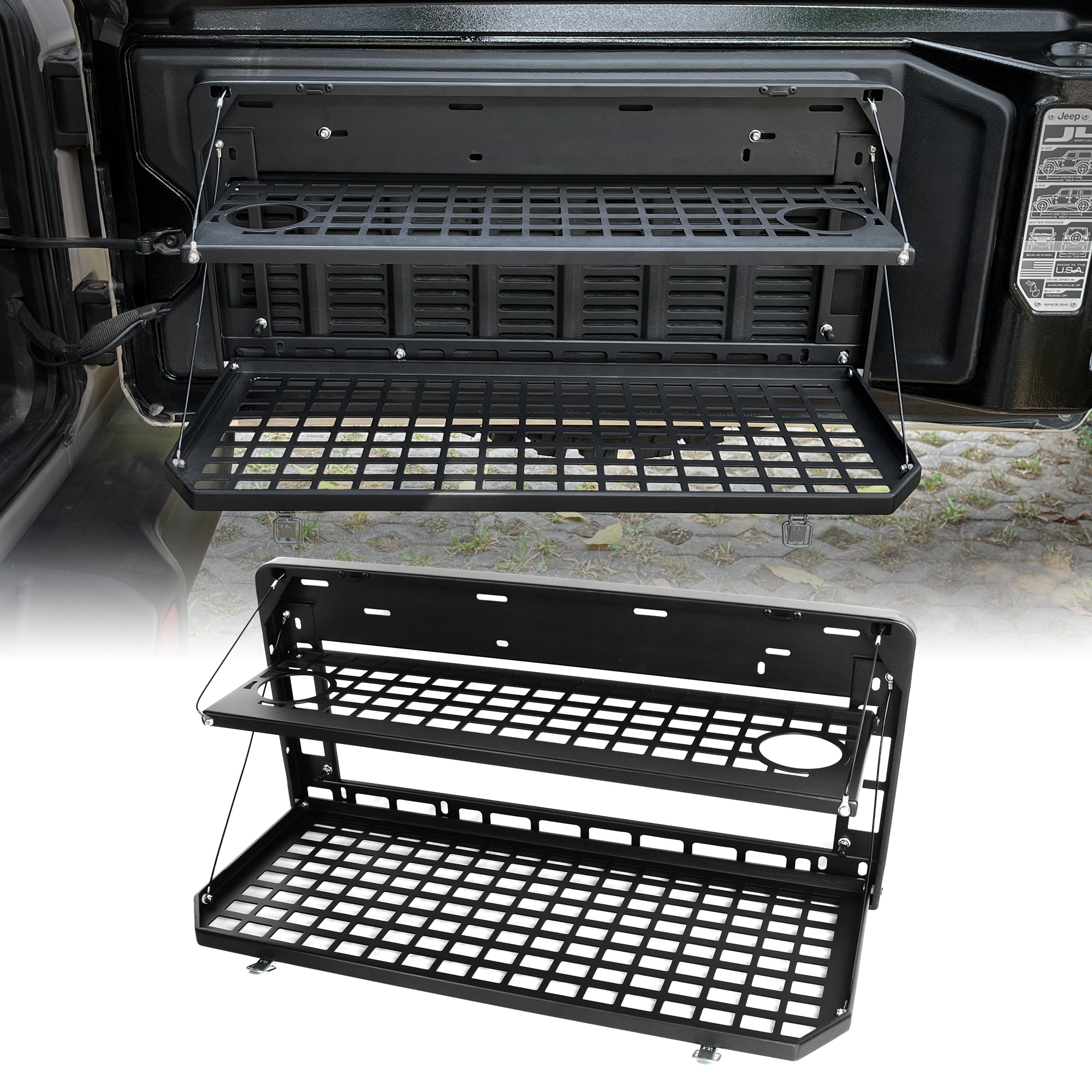 Table hayon pliable Jeep Wrangler JK&JL 07-26