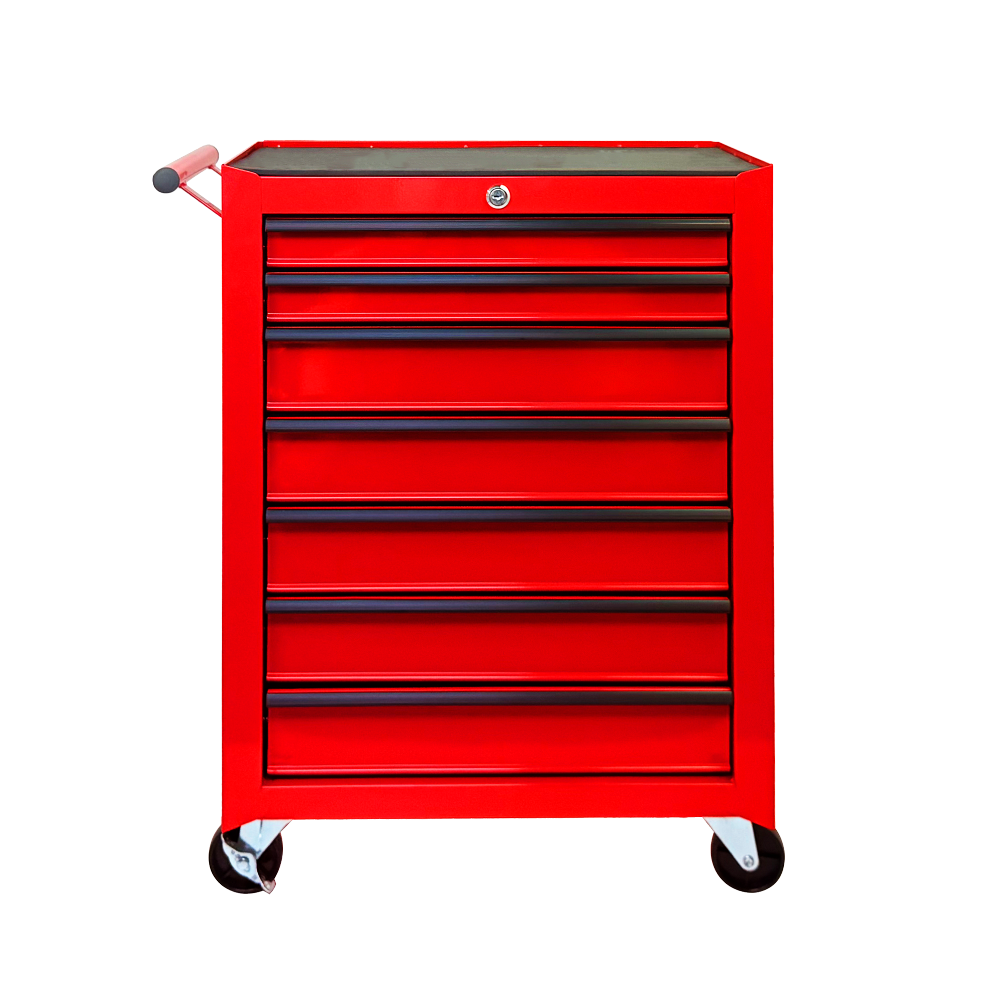 Coffre à outils roulant 7 tiroirs 20po acier rouge
