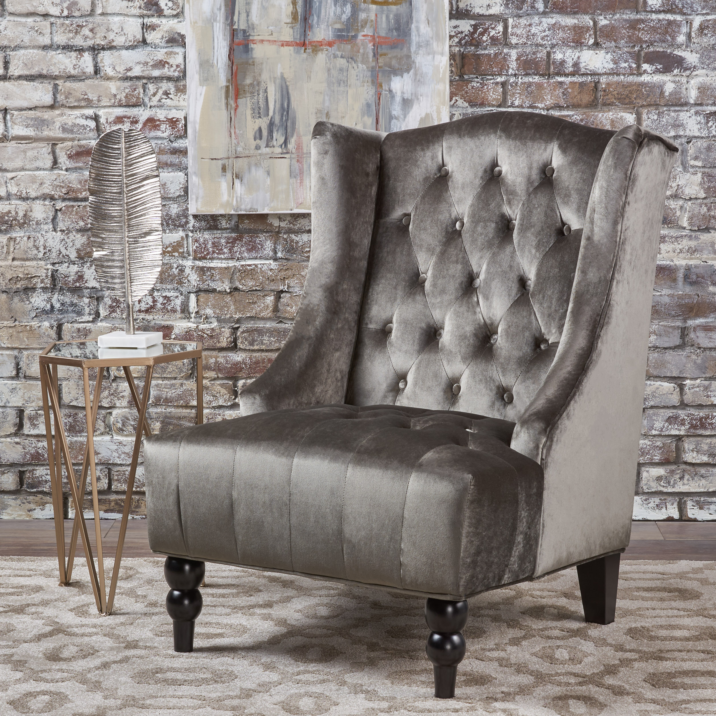 Fauteuil club TODDMAN dossier haut