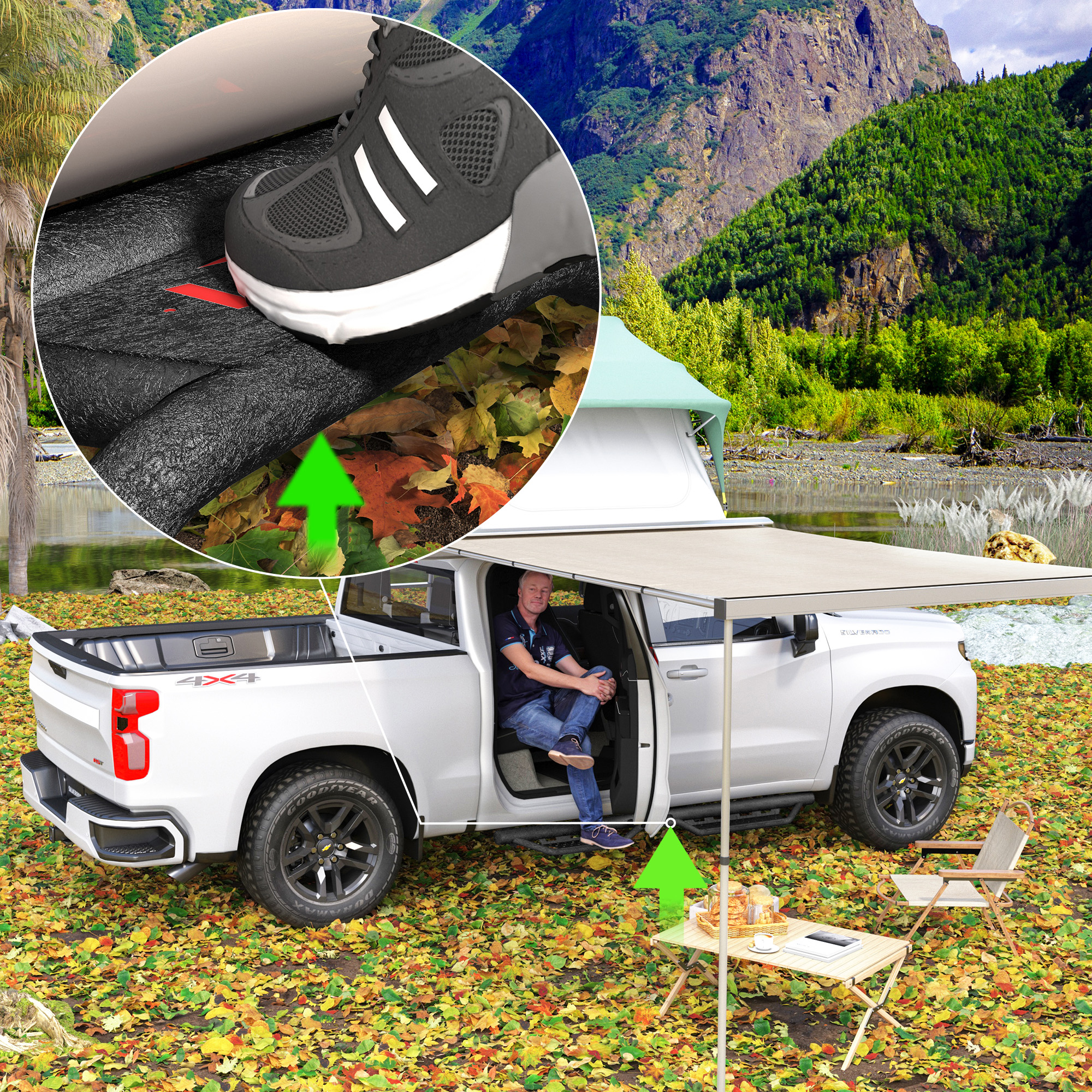 Marchepied cabine Silverado/Sierra 19-25