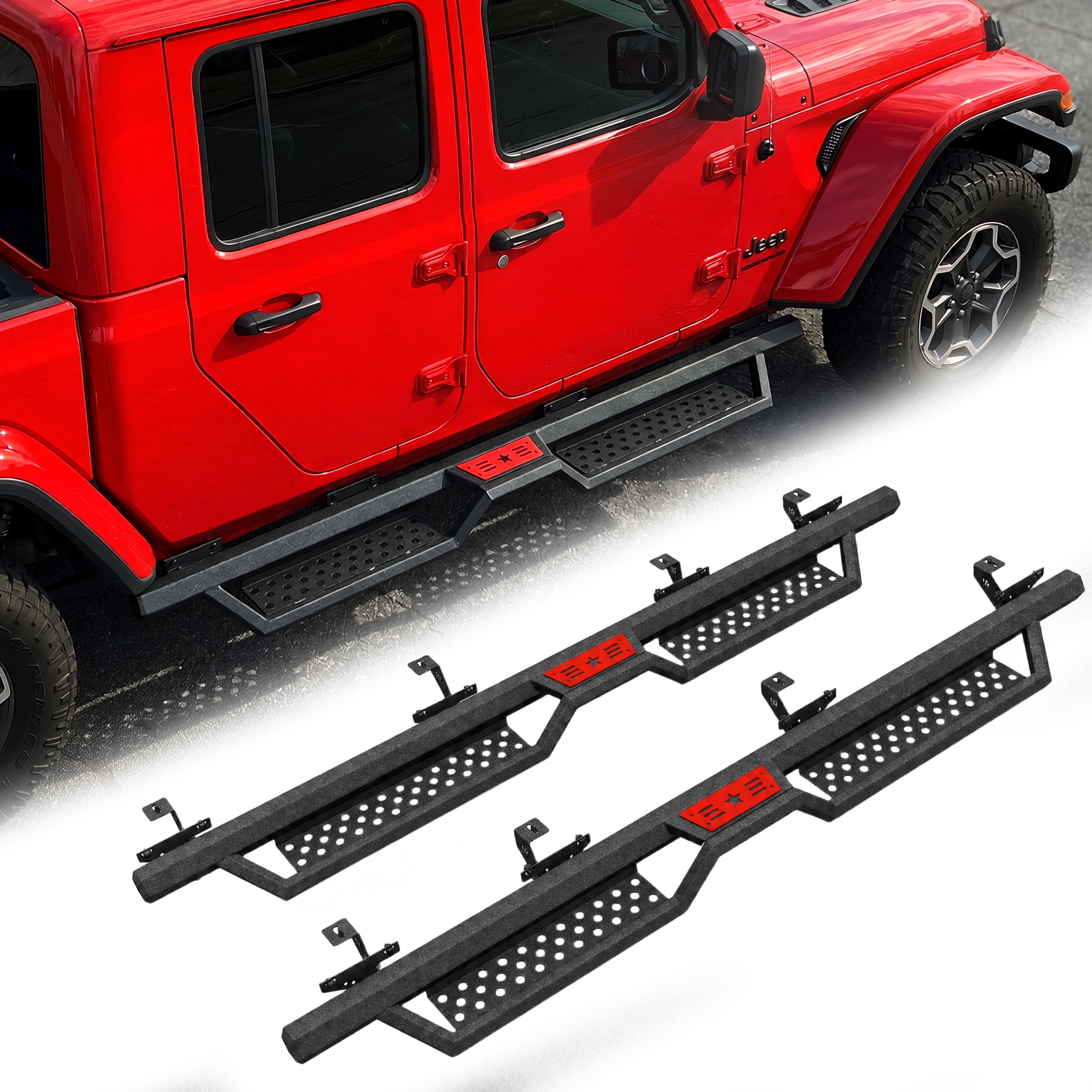 Marchepied Jeep Gladiator JT 20-26 hexagonal