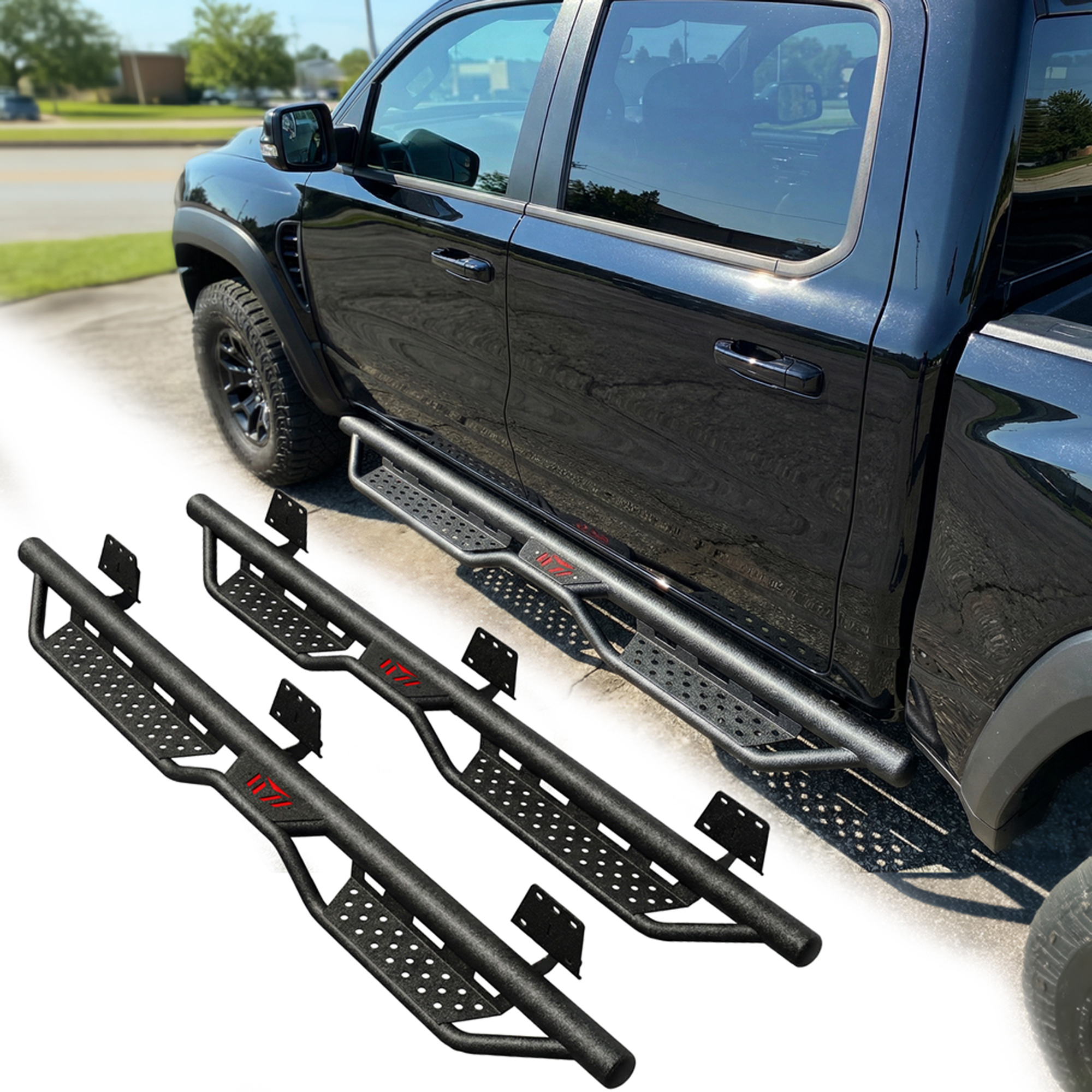 Marchepieds 2019-2026 Dodge Ram 1500, 6 po, 2 marches