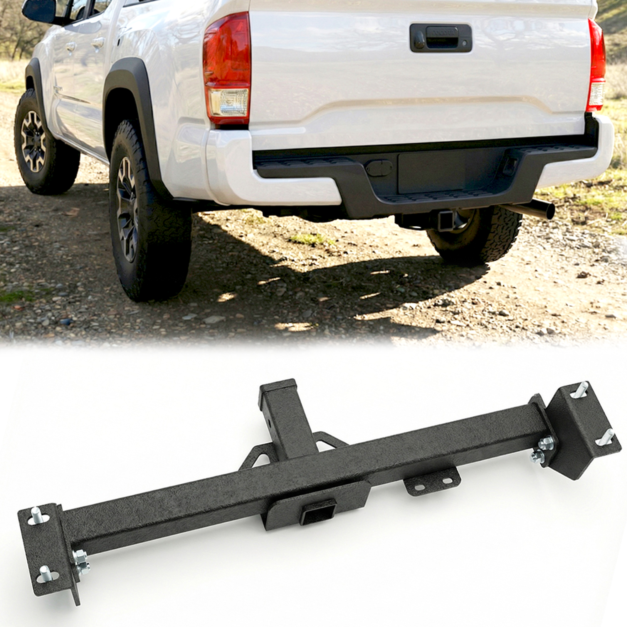 Attelage remorque acier 2 pouces Toyota Tacoma 16-23 non SR