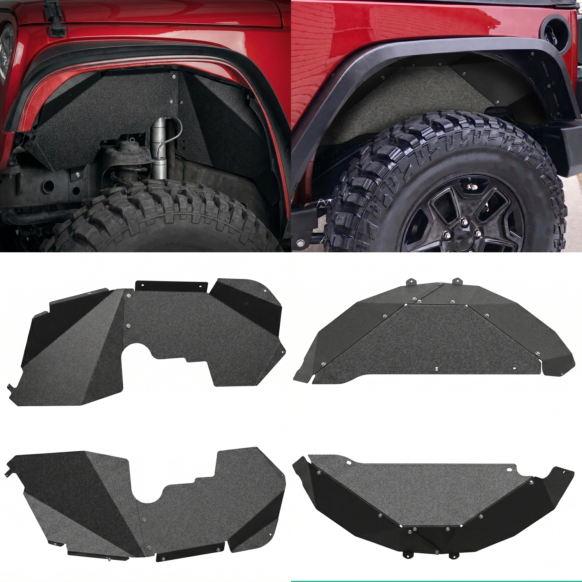 Doublure aile intérieure Jeep Wrangler JK 2007-2018