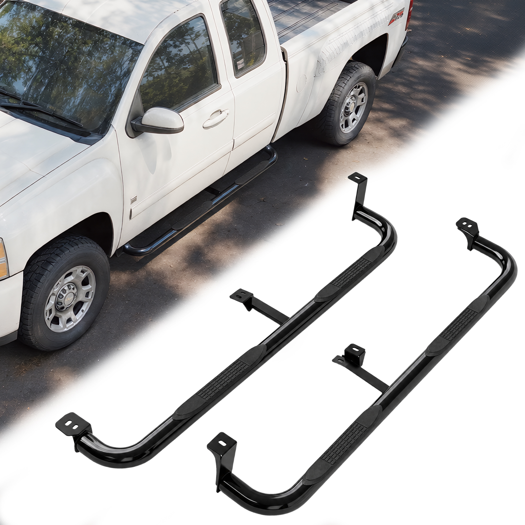 Marchepied acier 3 po Chevy Silverado GMC Sierra