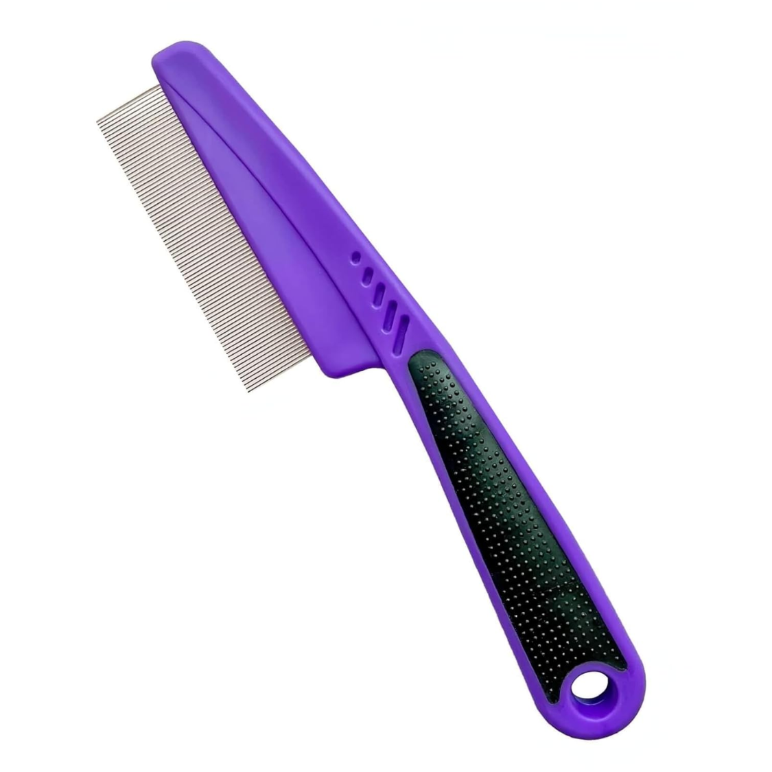 Peigne puces et tiques chien chat, dents fines, toilettage