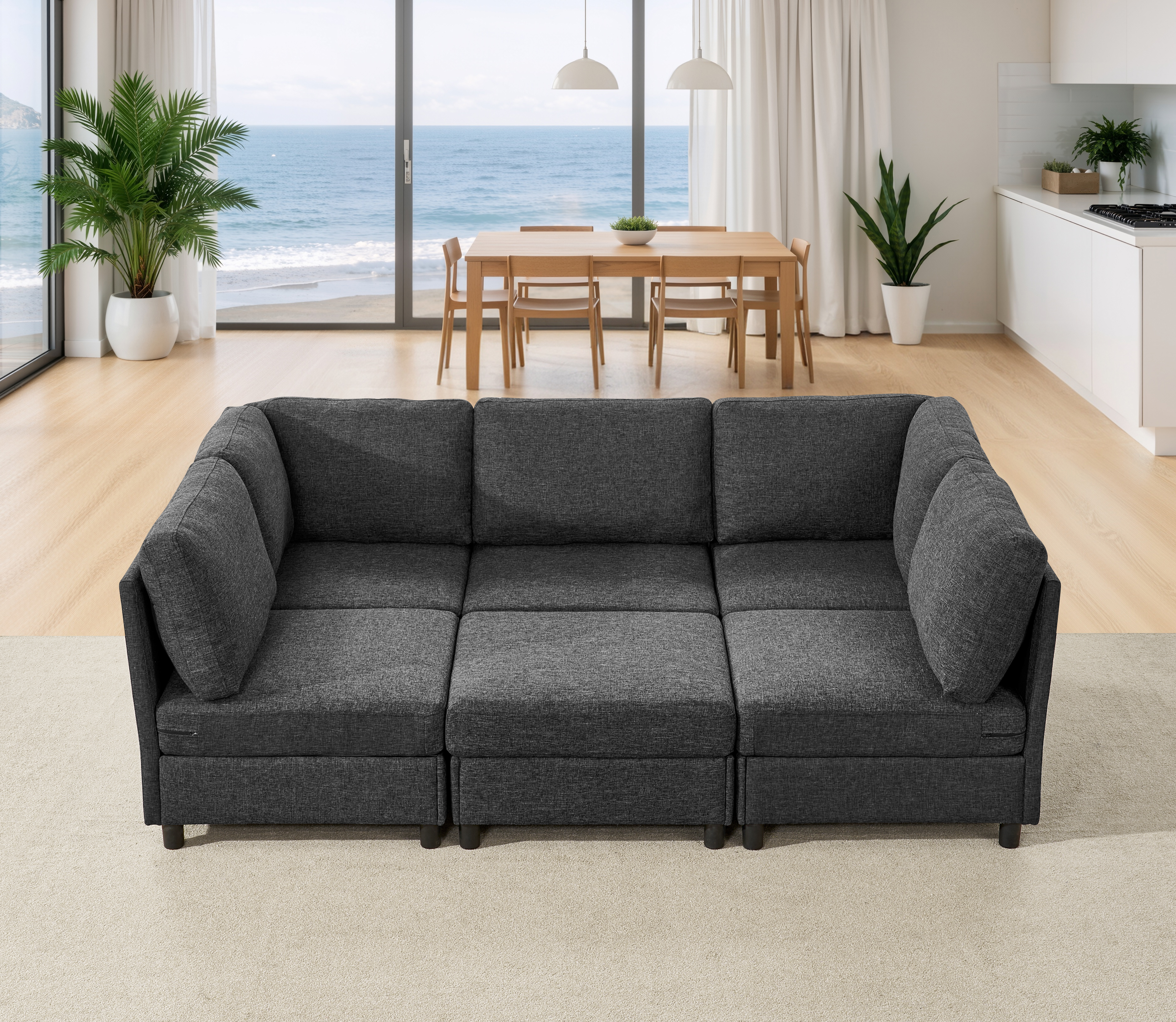 Canapé sectionnel modulaire coin configurable
