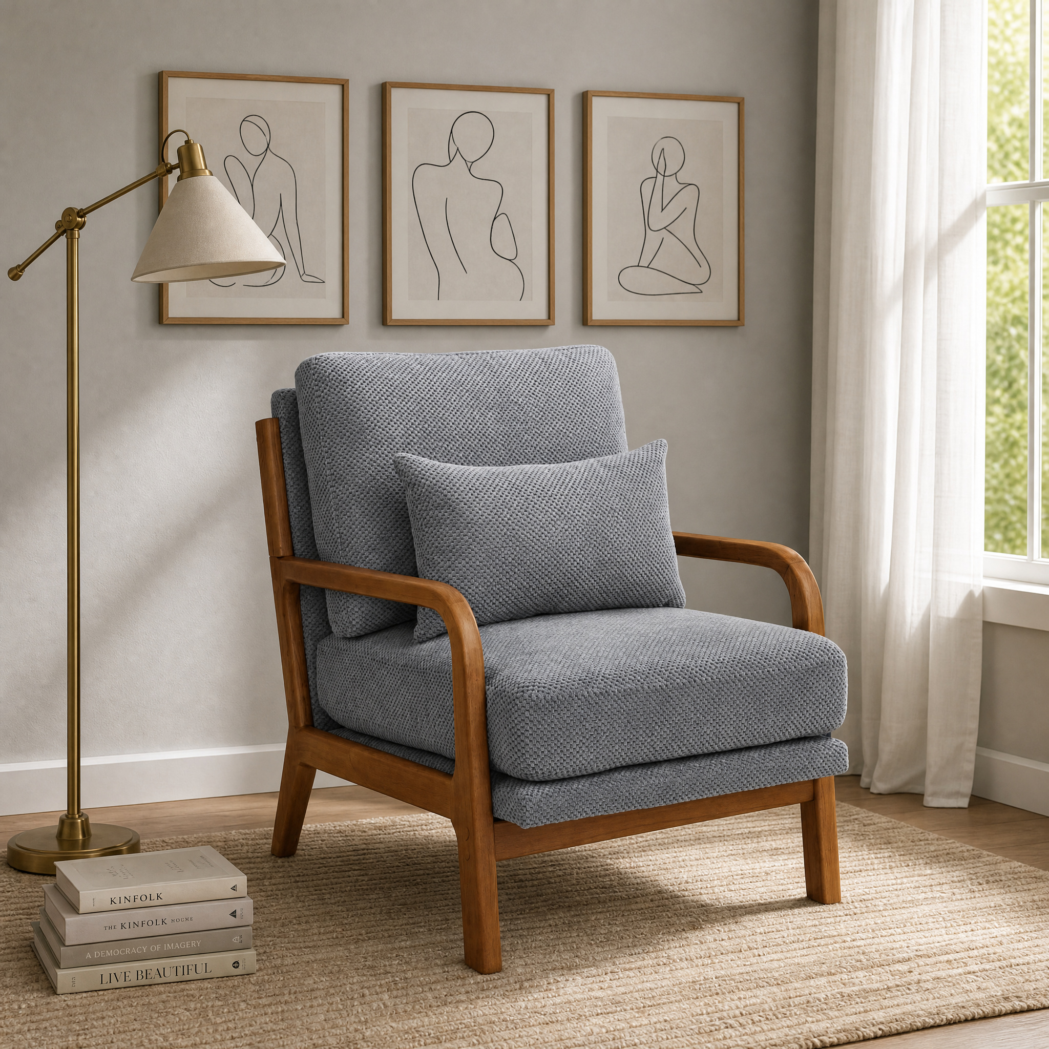 Chaise longue en bois