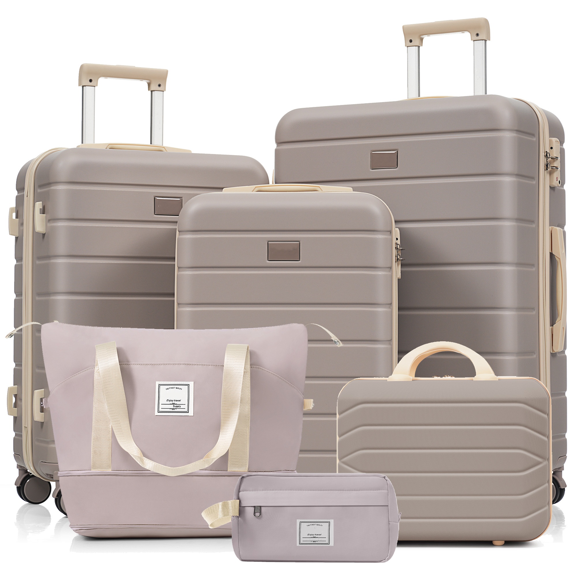 Travelpro Max Valises 6 pcs TSA verrous brun