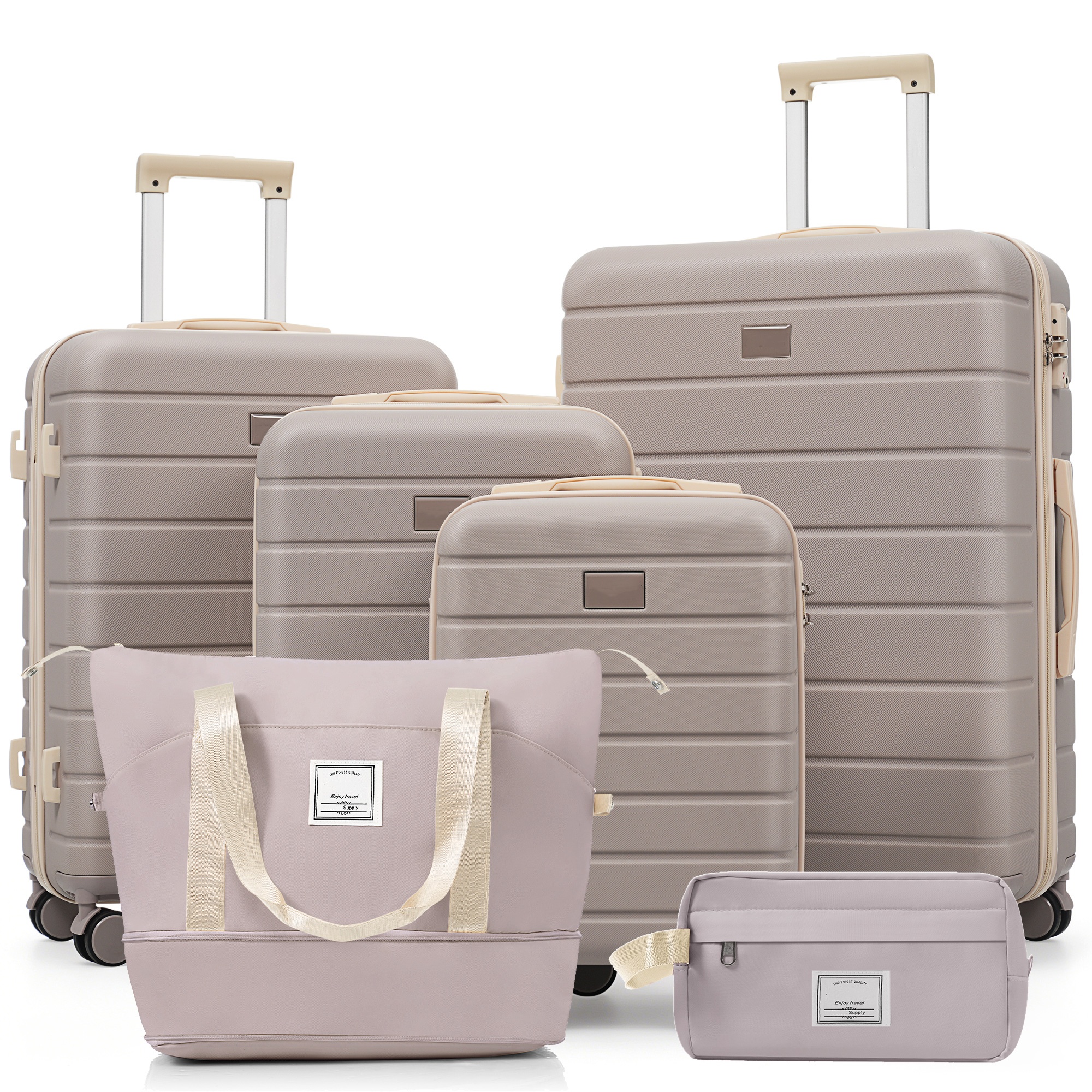Ensemble valises 6 pièces TSA 16-28 po ajustable