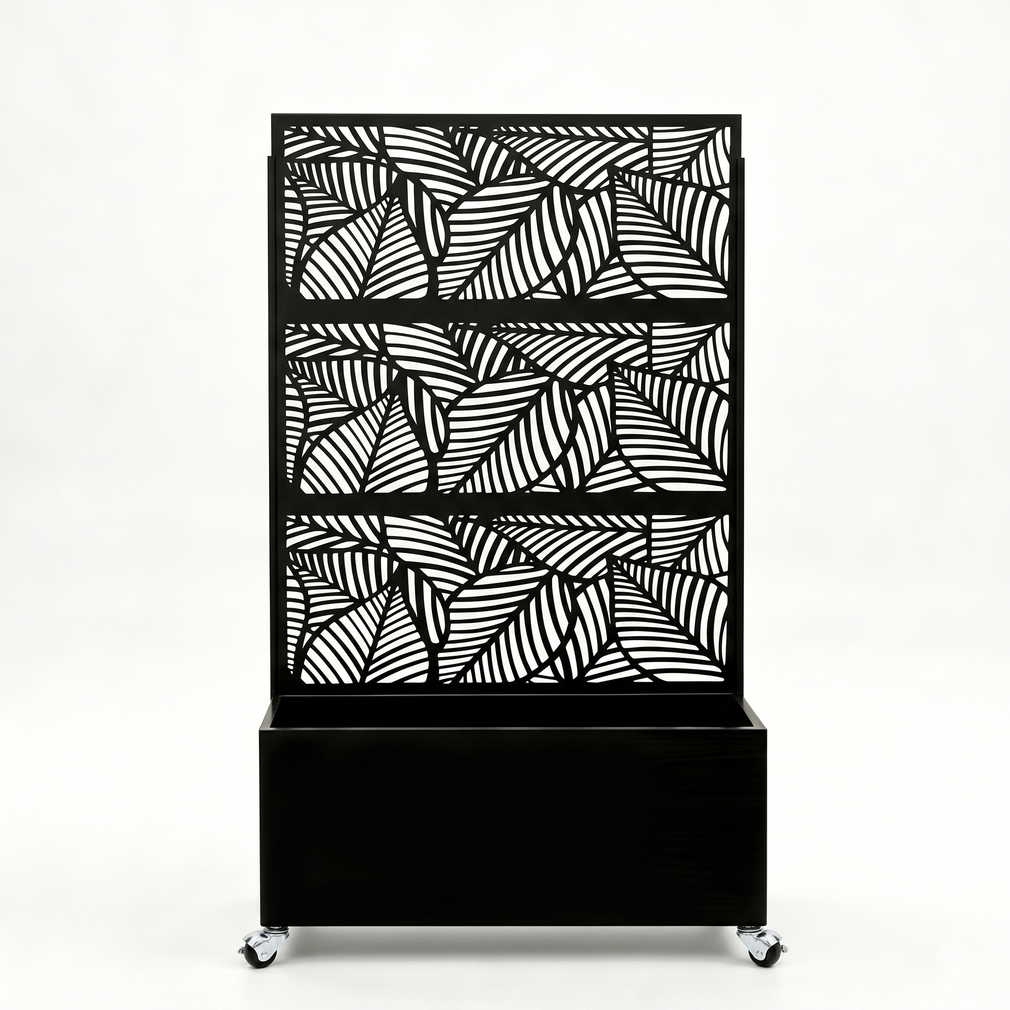 Paravent intimité 70,87" H x 46,06" W, motif feuille