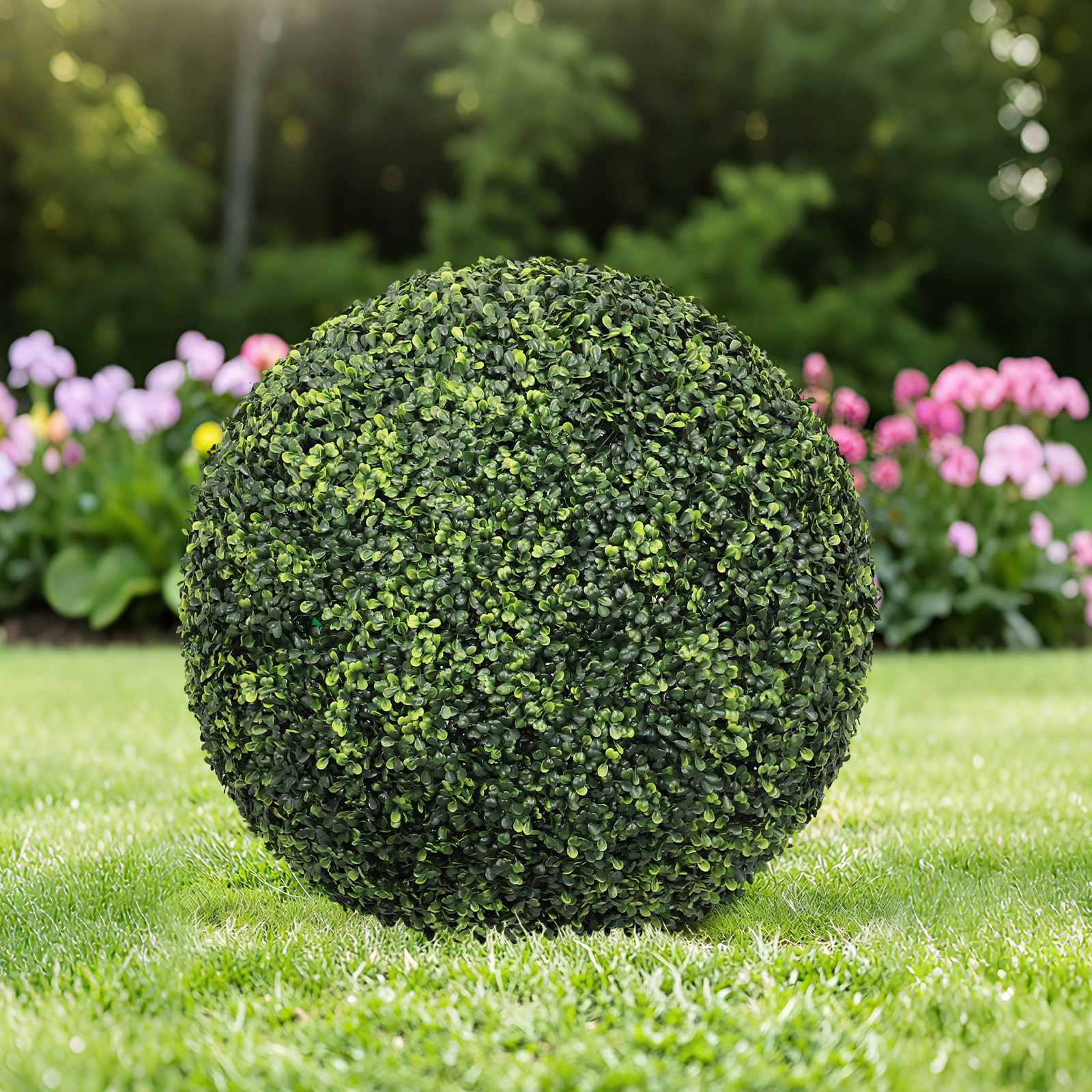 Boules topiaire art. 22,4po buis vert 2pcs