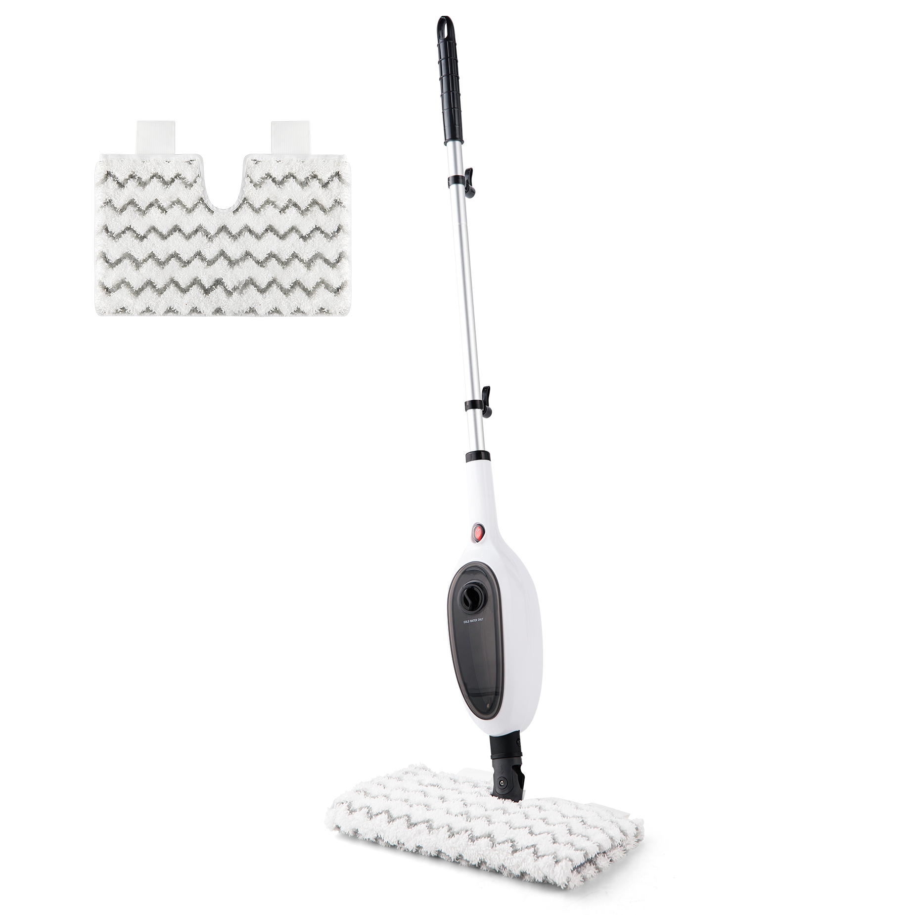 Balai vapeur sol double face chauffage rapide 10-en-1 nettoyeur