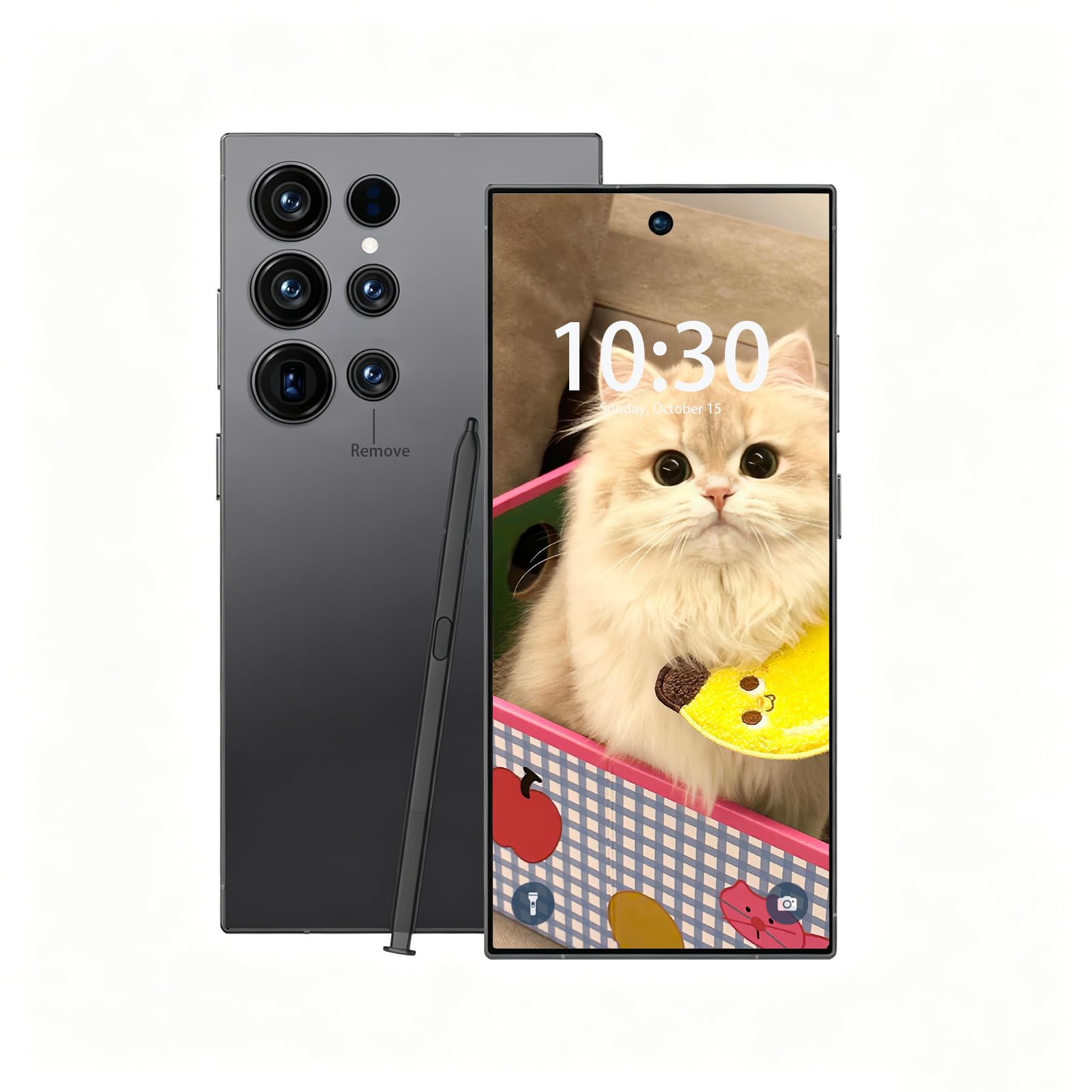 Téléphone C25 Ultra déverrouillé 5G 12-512GB Android 14 écran 6,9" 6900mAh
