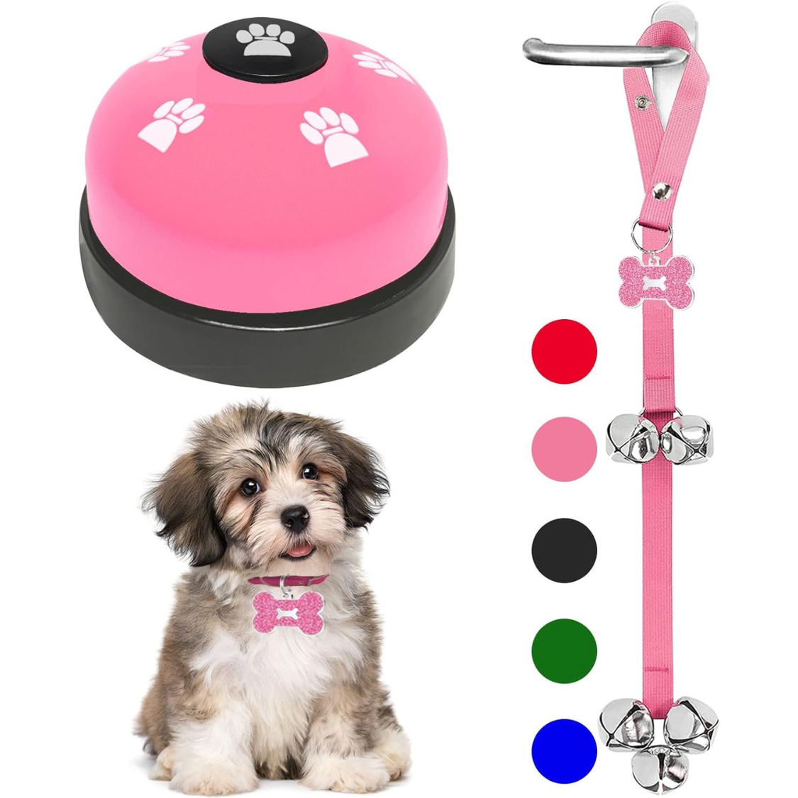 2x Clochette dressage chien - Sonnette porte avertisseur