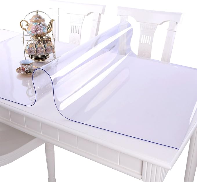 Protège-bureau 48x71", PVC transparent, imperméable