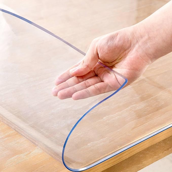 Tapis protecteur table 1,5mm PVC imperméable salle à manger
