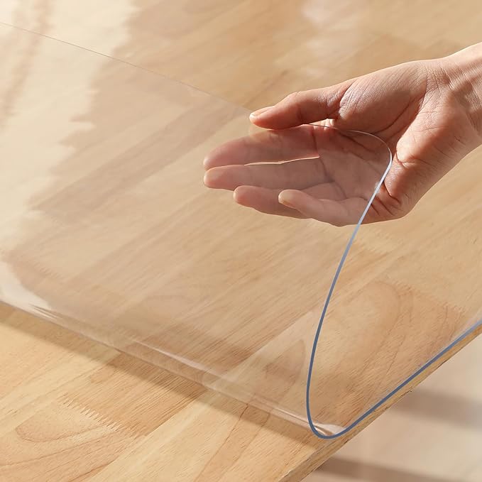 Tapis protecteur table PVC 1,5 mm, robuste, imperméable, usage multiple