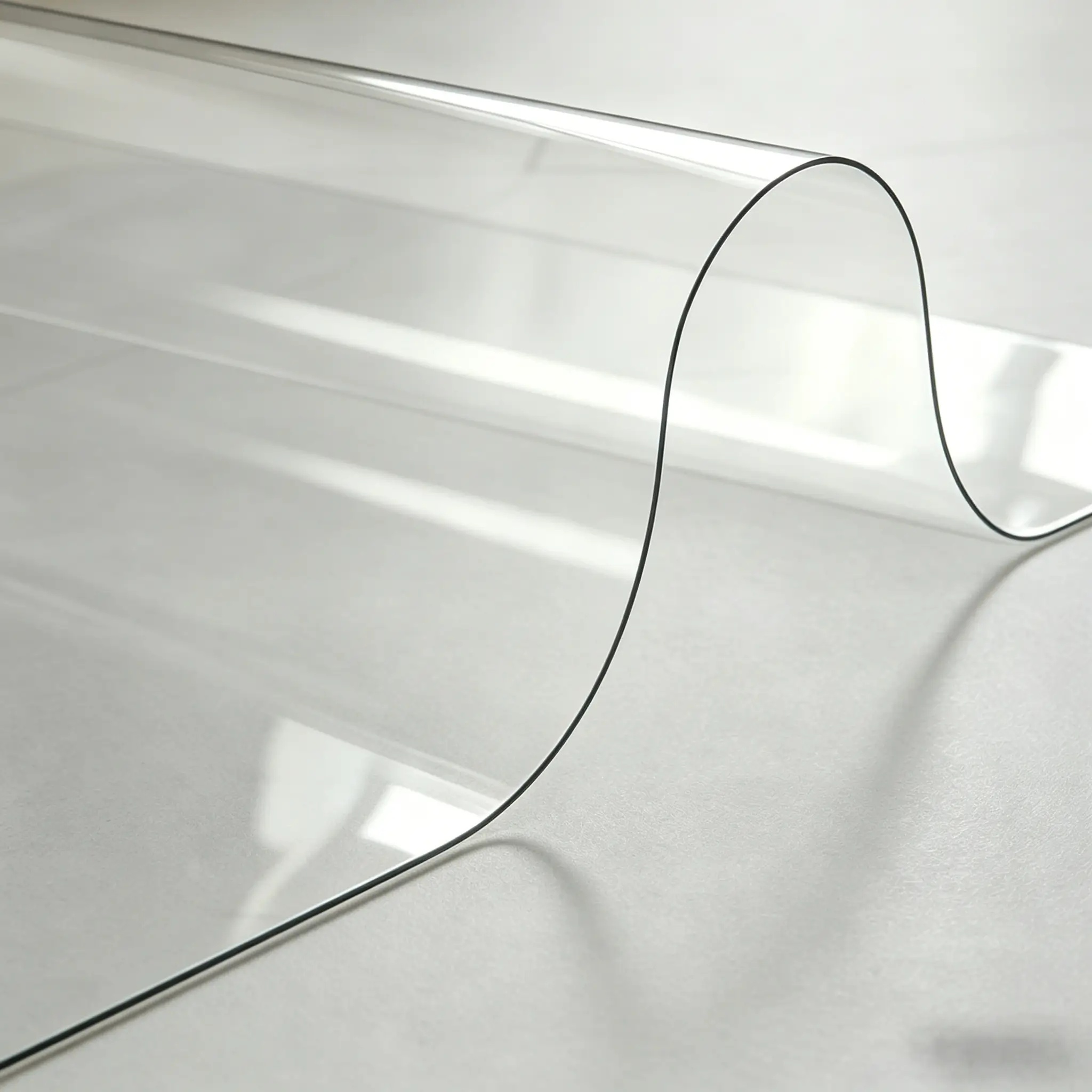 Protecteur table sol transparent PVC imperméable robuste