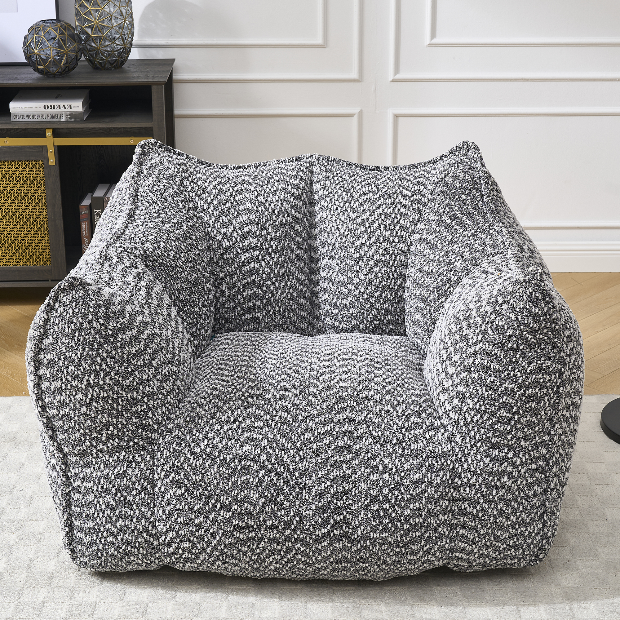 Fauteuils mousse résiliente, salon/chambre, carrés confortables