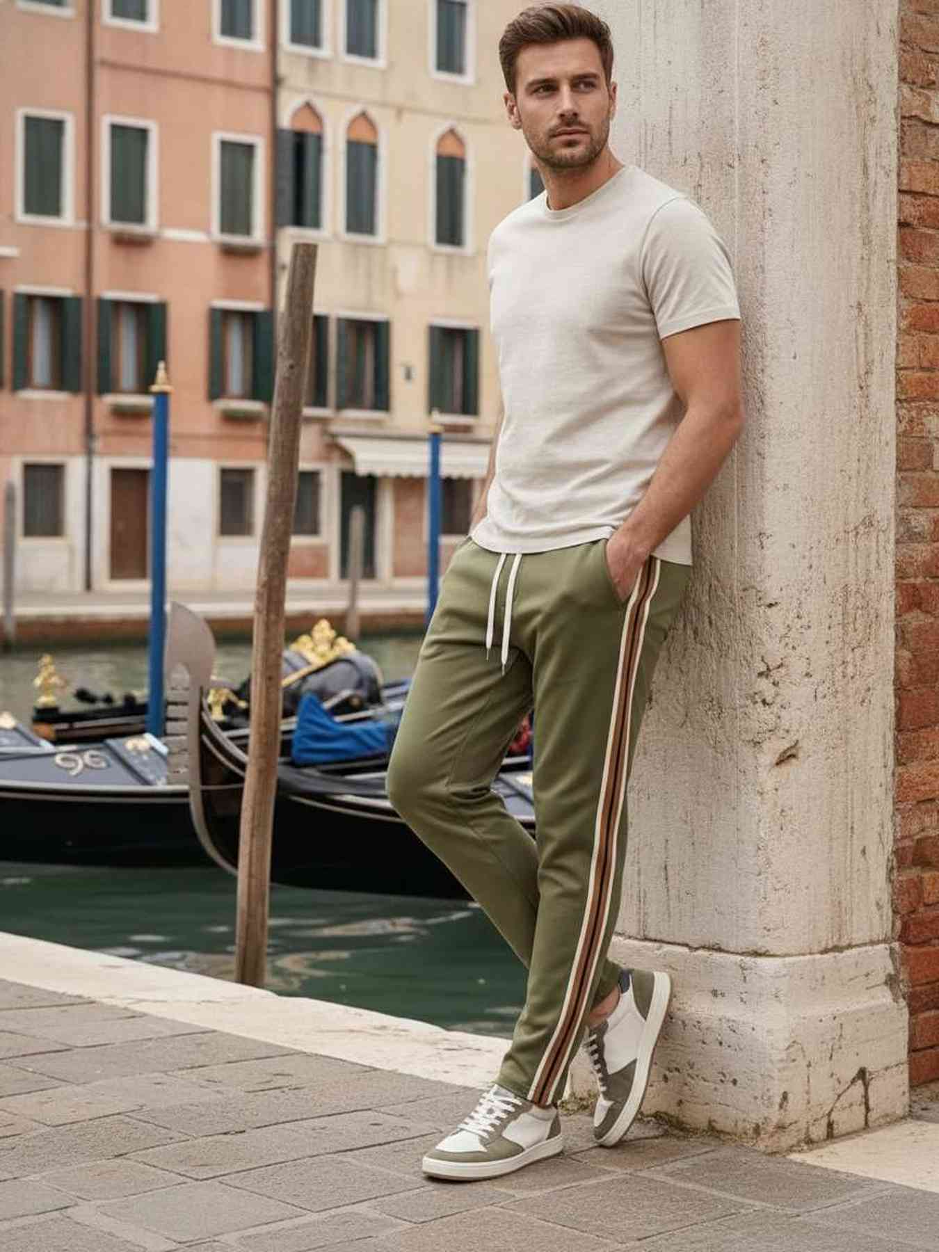 Pantalon casual homme tendance corduroy antirides
