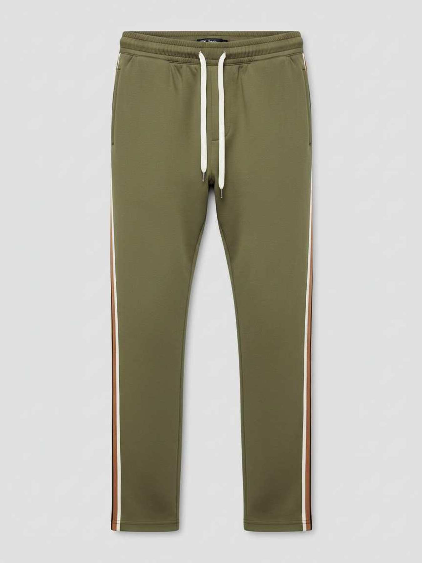 Pantalon casual homme tendance cordon anti-plis