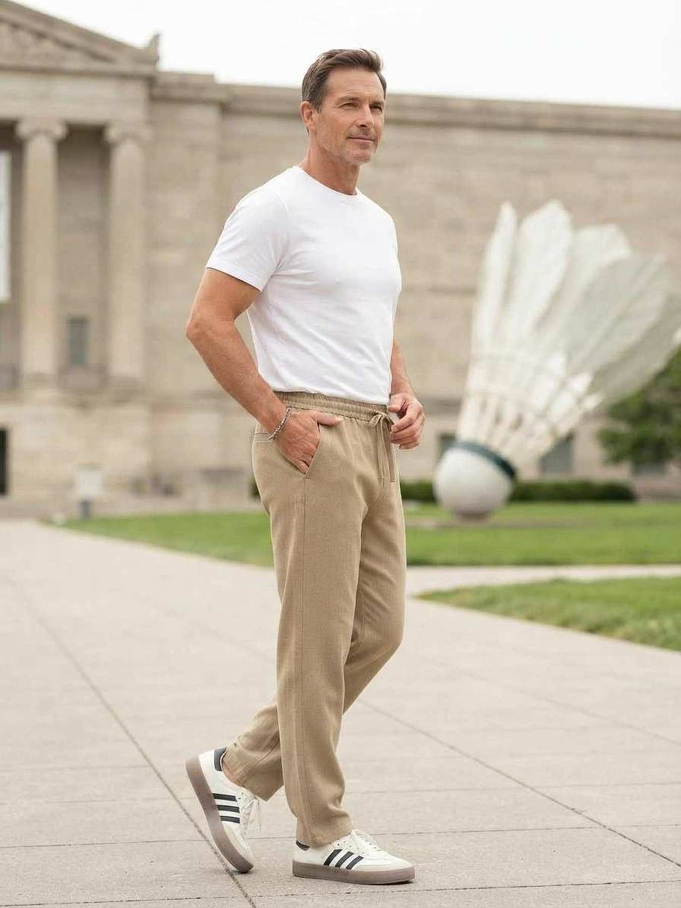Pantalon casual homme tendance corduroy antirides
