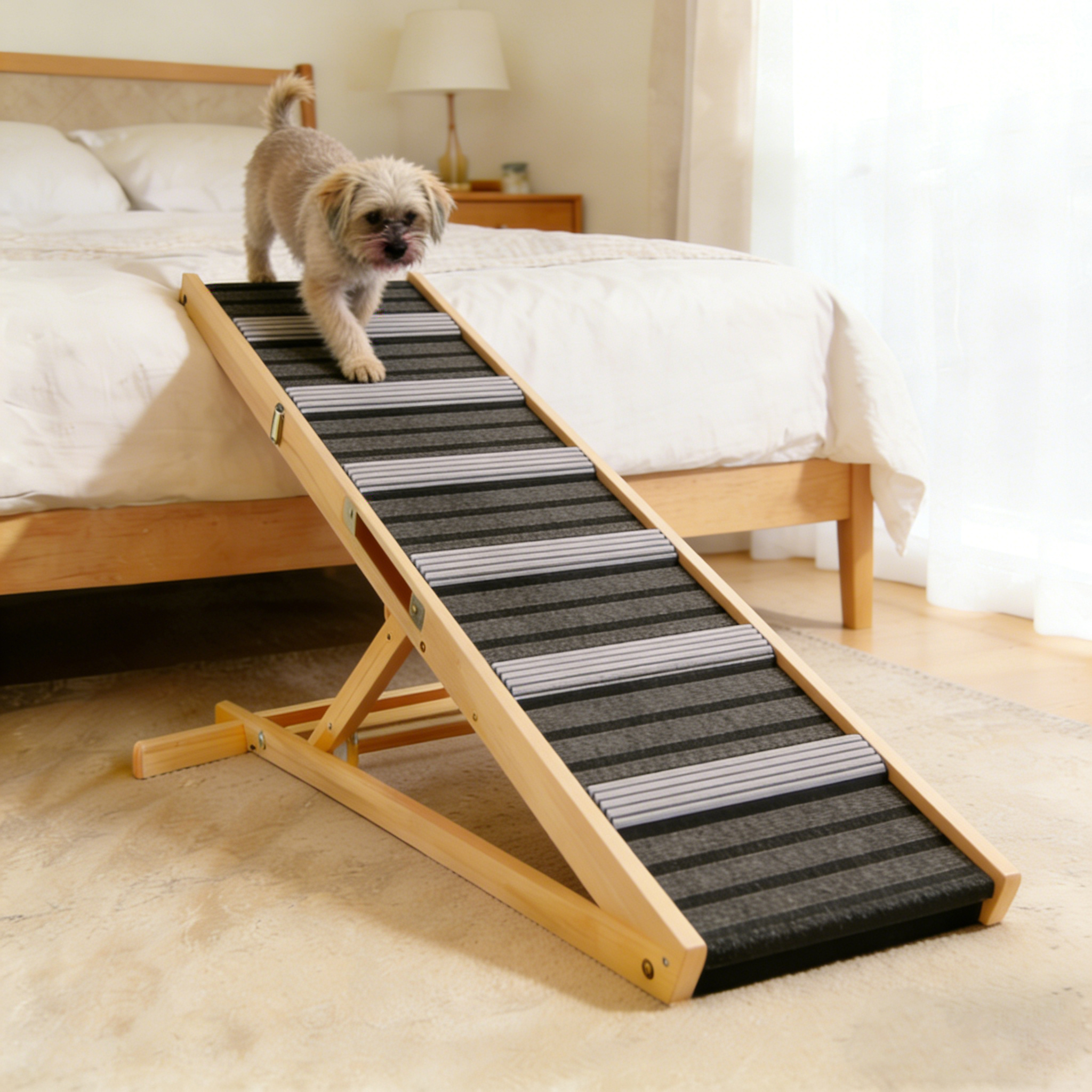Rampe chien 2026, canapé, 14-25", portable, tapis antidérapant