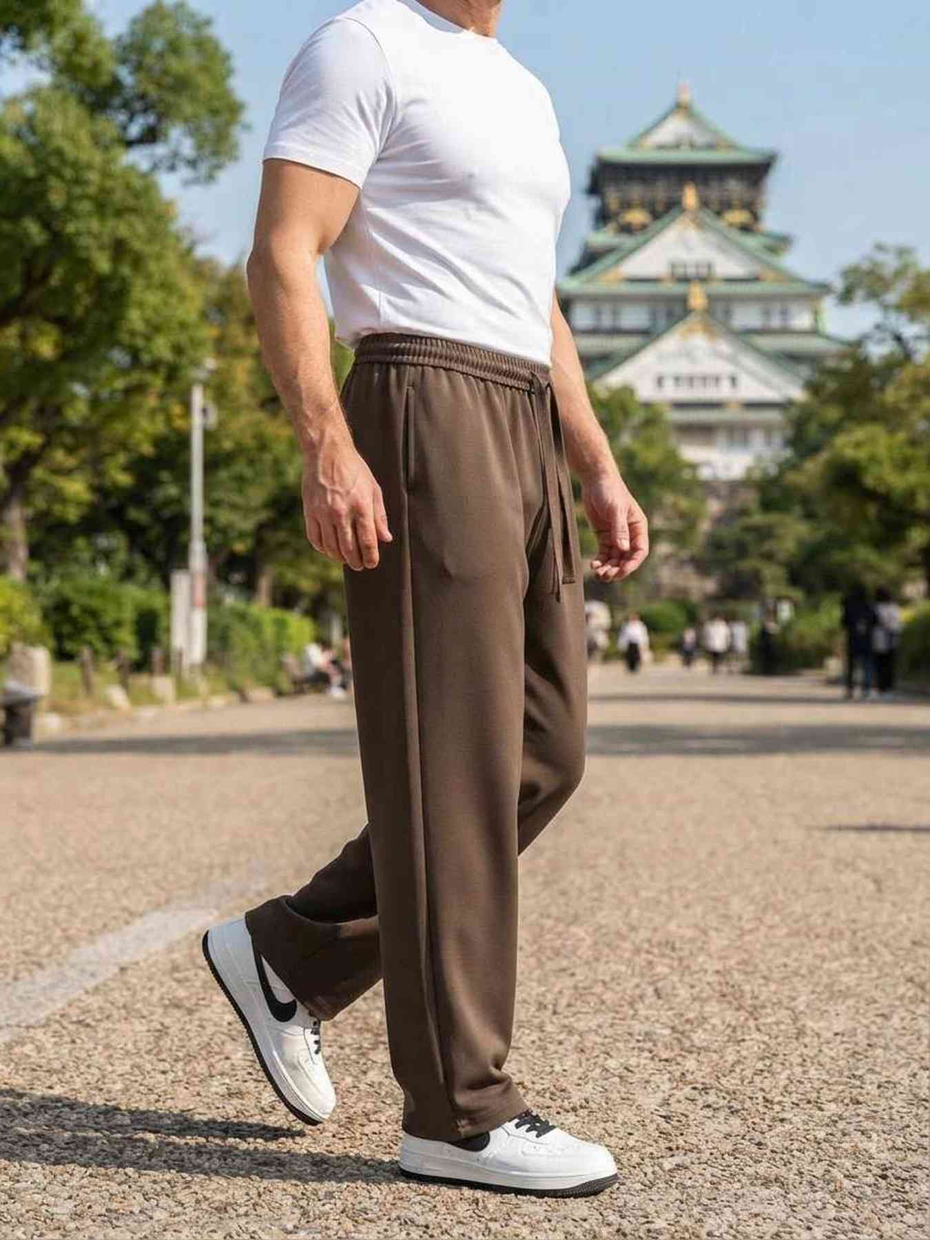 Pantalon casual homme tendance corduroy