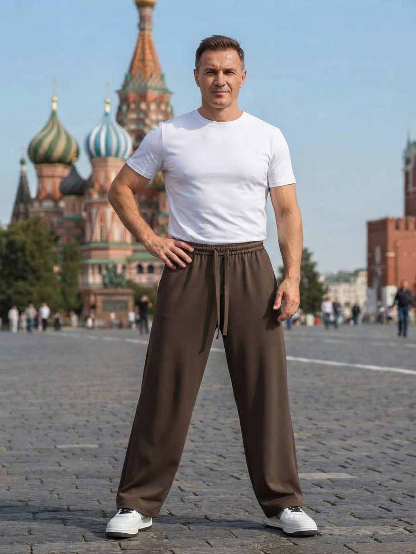 Pantalon casual tendance homme, long, droit, velours côtelé, ajusté, anti-froissure