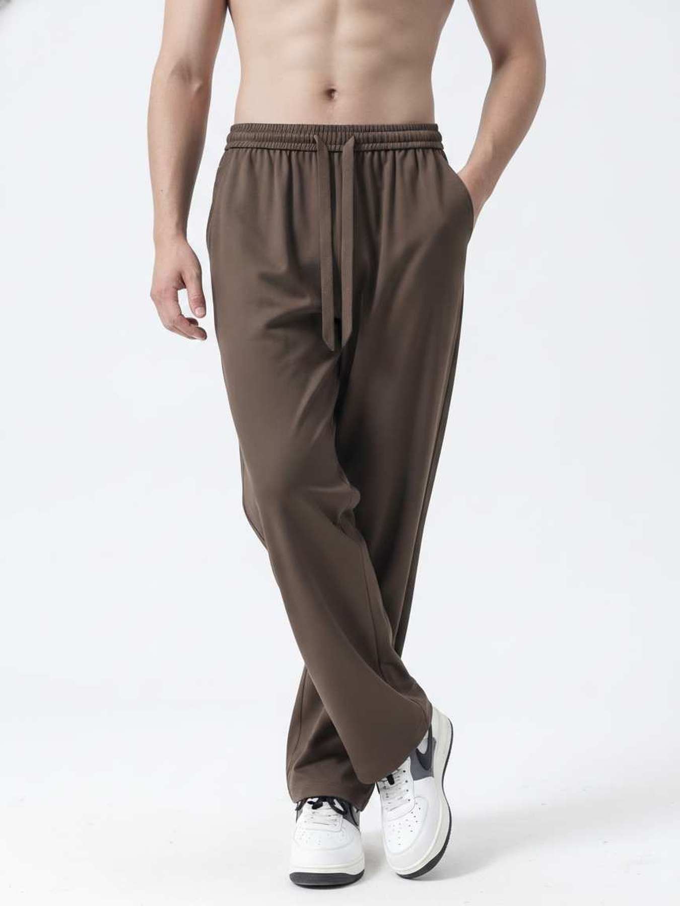 Pantalon casual homme tendance coton