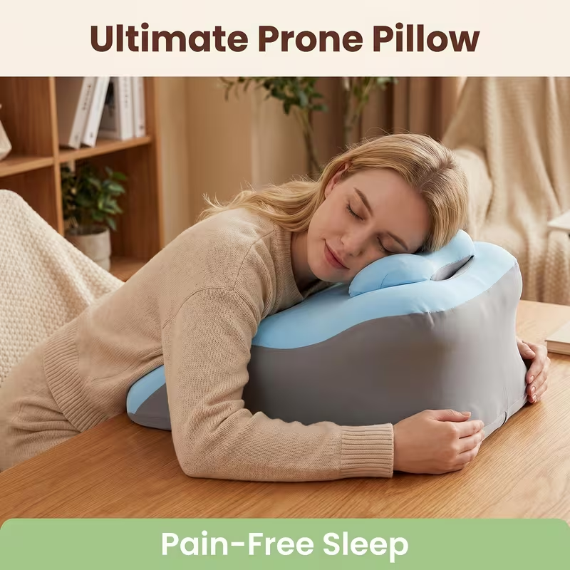 Oreiller coton ergonomique respirant housse lavable
