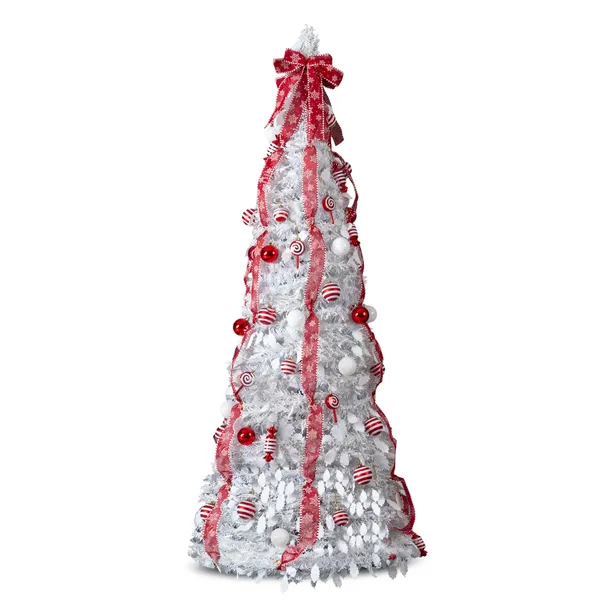 Sapin Noël 6 pi pré-éclairé, pop-up, 100 lumières