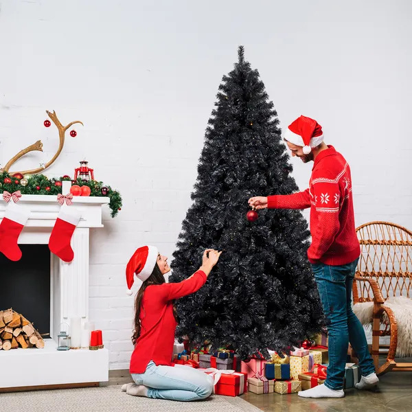 Sapin Noël artificiel préclairé 7,5pi 400 lumières