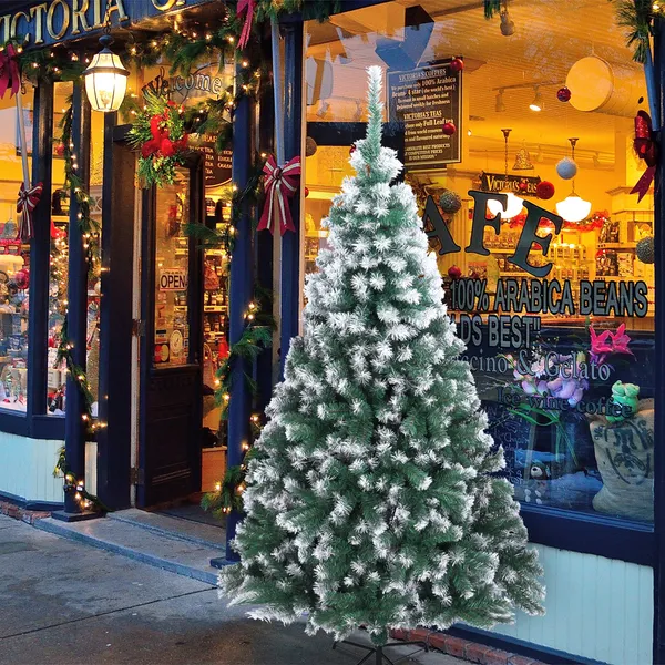 Sapin artificiel 7FT blanc 870 branches