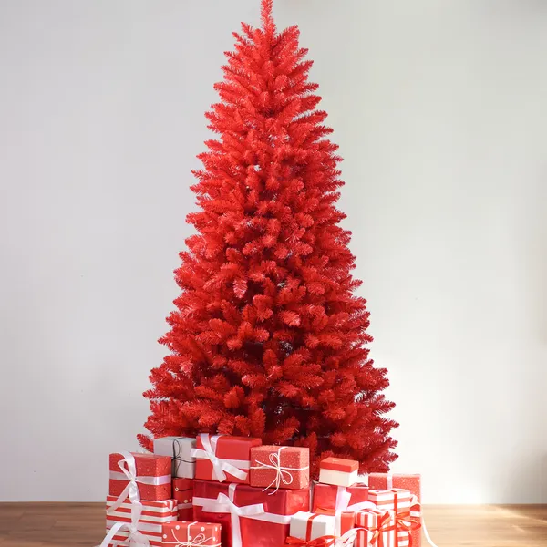 T3637P3398087FT Sapin rouge 7 pi, 1066 branches, support métal